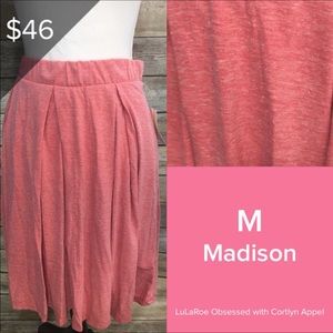 LuLaRoe Madison Skirt With Pockets